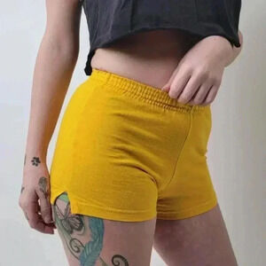 Varsity Yellow Sports Shorts - S